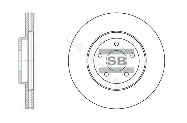 Тормозные диски Hi-Q SD4210