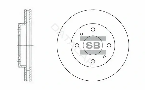 Тормозные диски Hi-Q SD4302