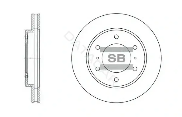 Тормозные диски Hi-Q SD4306