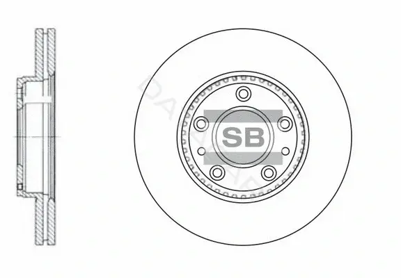 Тормозные диски Hi-Q SD4406