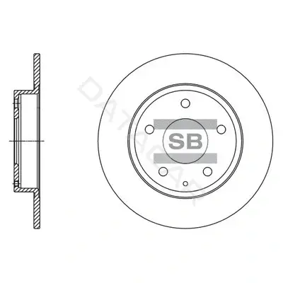 Тормозные диски Hi-Q SD4422