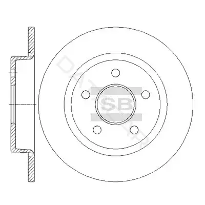 Тормозные диски Hi-Q SD5307