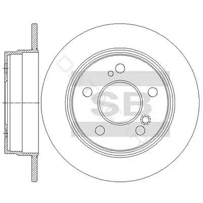 Тормозные диски Hi-Q SD5606