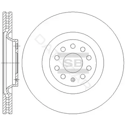 Тормозные диски Hi-Q SD5701
