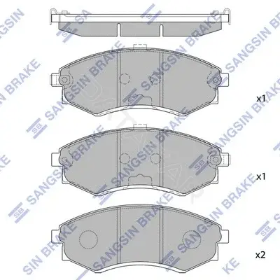 Тормозные колодки Hi-Q SP1048