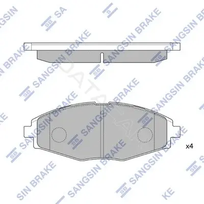 Тормозные колодки Hi-Q SP1086