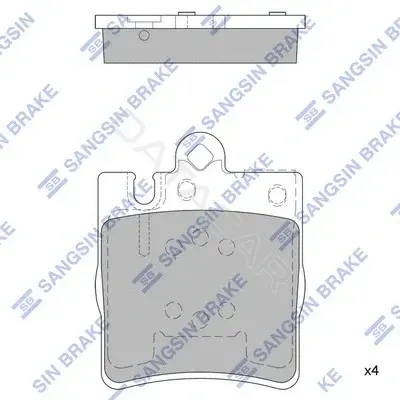 Тормозные колодки Hi-Q SP1089A