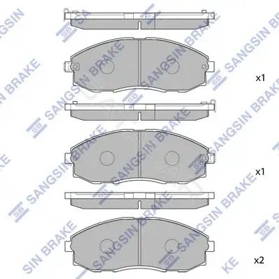 Тормозные колодки Hi-Q SP1099