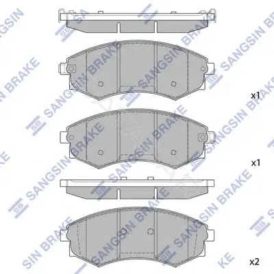 Тормозные колодки Hi-Q SP1111