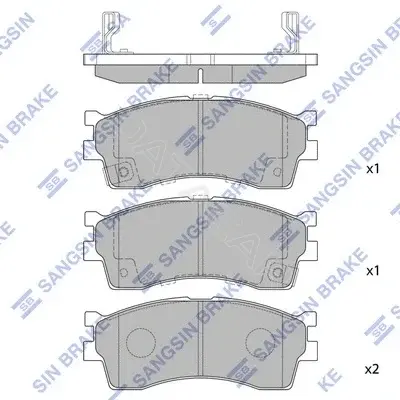 Тормозные колодки Hi-Q SP1113