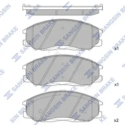 Тормозные колодки Hi-Q SP1115