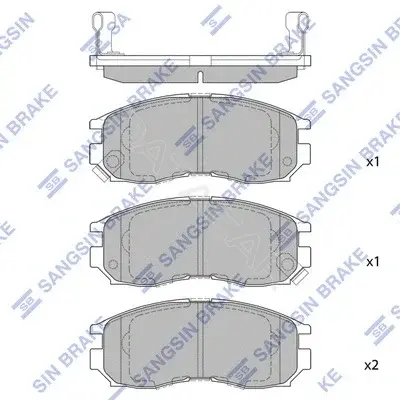 Тормозные колодки Hi-Q SP1134