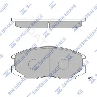 Тормозные колодки Hi-Q SP1142