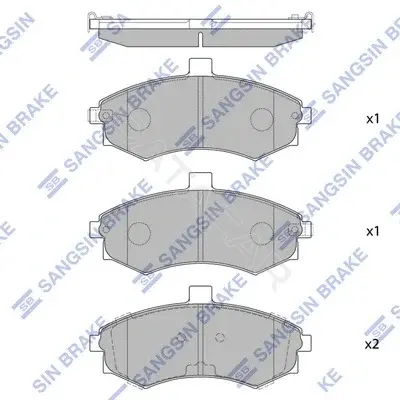 Тормозные колодки Hi-Q SP1152