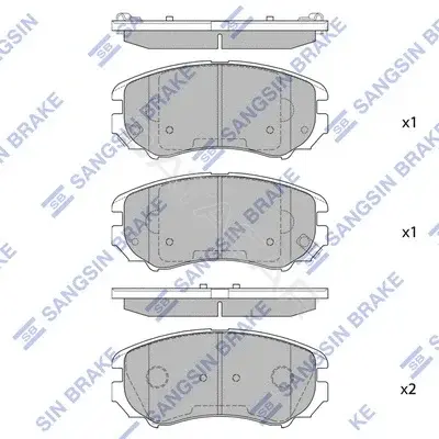 Тормозные колодки Hi-Q SP1155