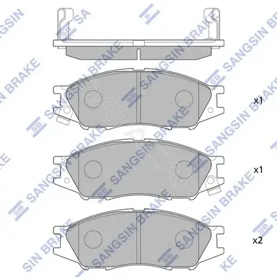 Тормозные колодки Hi-Q SP1156