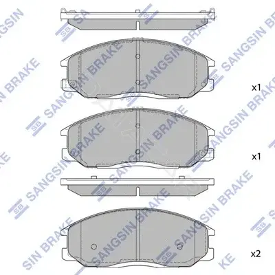 Тормозные колодки Hi-Q SP1157