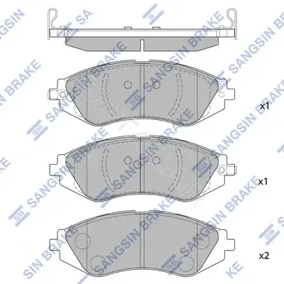 Тормозные колодки Hi-Q SP1159
