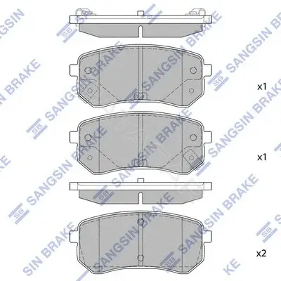 Тормозные колодки Hi-Q SP1189