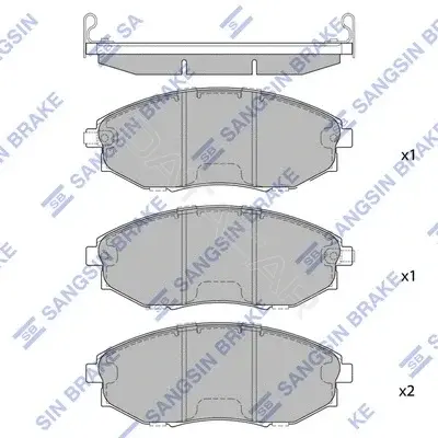 Тормозные колодки Hi-Q SP1193