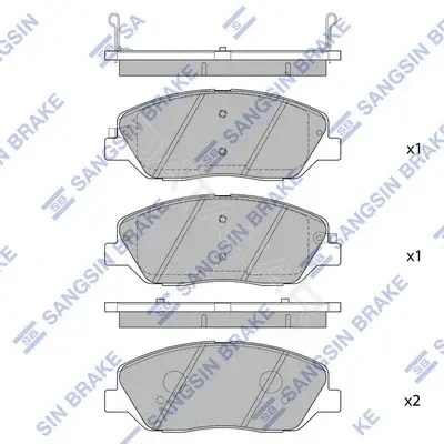 Тормозные колодки Hi-Q SP1194