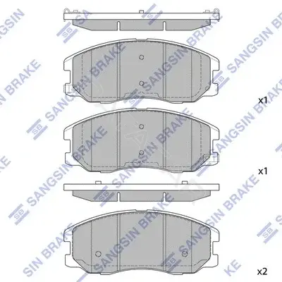 Тормозные колодки Hi-Q SP1204