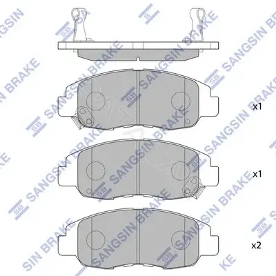 Тормозные колодки Hi-Q SP1231