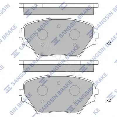 Тормозные колодки Hi-Q SP1233