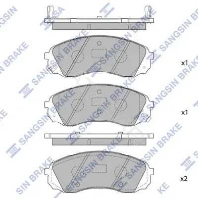 Тормозные колодки Hi-Q SP1238