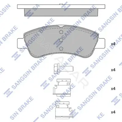 Тормозные колодки Hi-Q SP1241