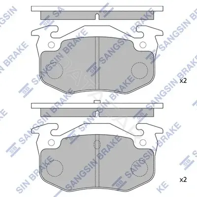 Тормозные колодки Hi-Q SP1242