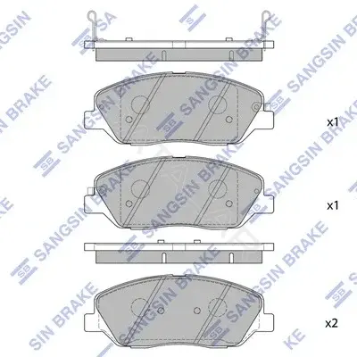 Тормозные колодки Hi-Q SP1246