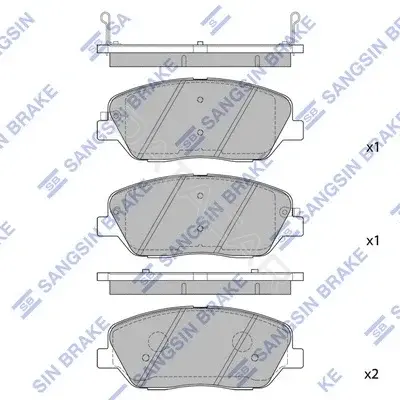 Тормозные колодки Hi-Q SP1248