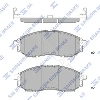 Тормозные колодки Hi-Q SP1249