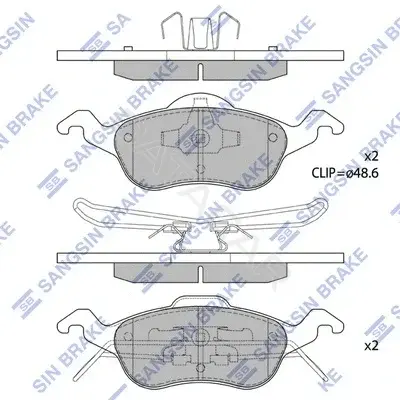 Тормозные колодки Hi-Q SP1259