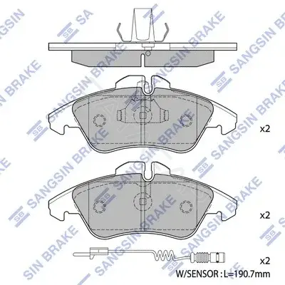 Тормозные колодки Hi-Q SP1273