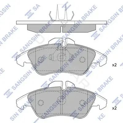 Тормозные колодки Hi-Q SP1273A
