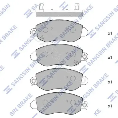 Тормозные колодки Hi-Q SP1275