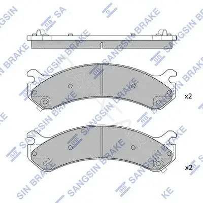 Тормозные колодки Hi-Q SP1309