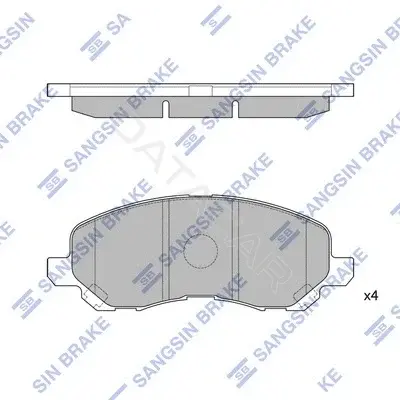 Тормозные колодки Hi-Q SP1360