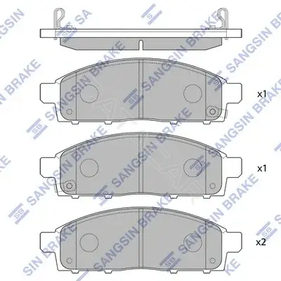 Тормозные колодки Hi-Q SP1361