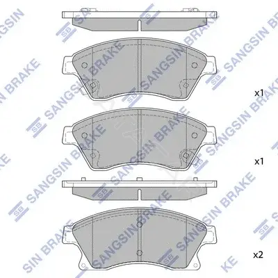 Тормозные колодки Hi-Q SP1362