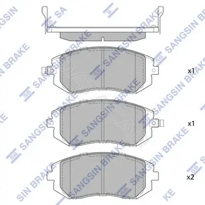 Тормозные колодки Hi-Q SP1367