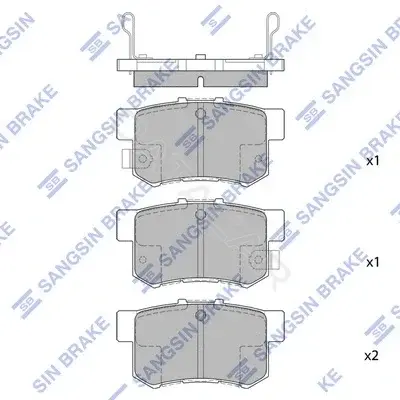 Тормозные колодки Hi-Q SP1368