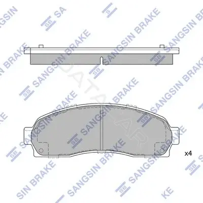 Тормозные колодки Hi-Q SP1369