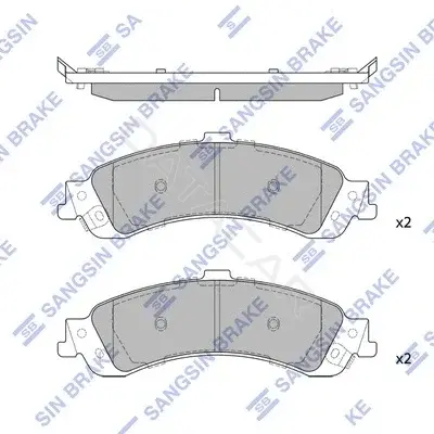 Тормозные колодки Hi-Q SP1370