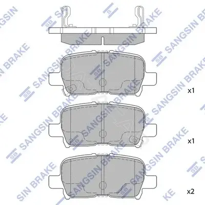 Тормозные колодки Hi-Q SP1371