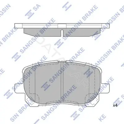 Тормозные колодки Hi-Q SP1373