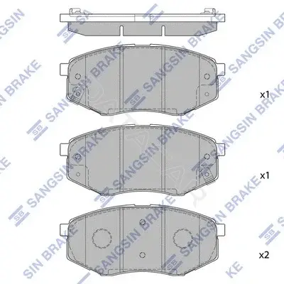 Тормозные колодки Hi-Q SP1374