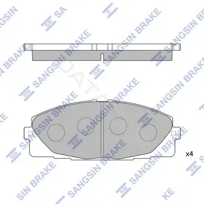 Тормозные колодки Hi-Q SP1376